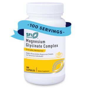 Version 1.0.0 Frente del envase Klaire Labs Magnesium Glycinate Complex