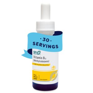 Klaire Labs SFI Health B12 líquido gotas etiqueta frontal