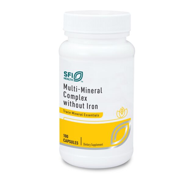 Frasco de Klaire Labs SFI Health Complejo mineral sin hierro