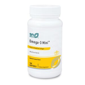 Version 1.0.0 Etiqueta frontal de Omega-3 Mini Klaire Labs