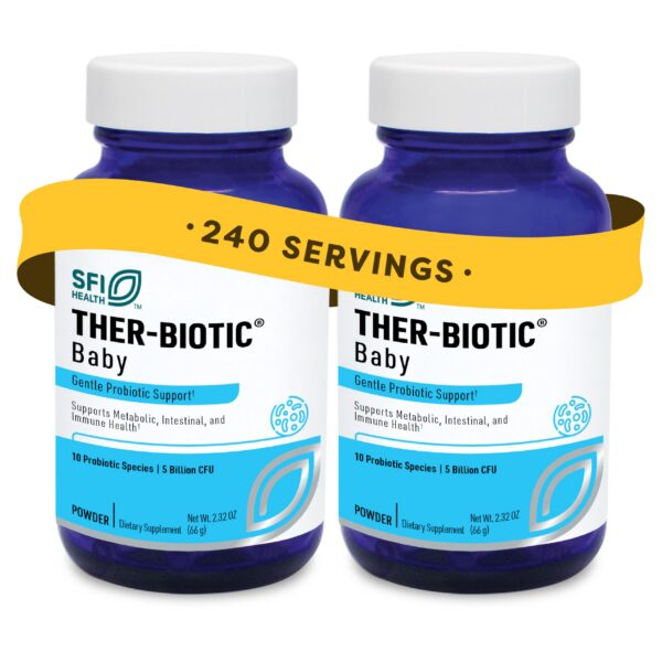 Klaire Labs Ther-Biotic Baby probiótico en polvo para bebés frasco