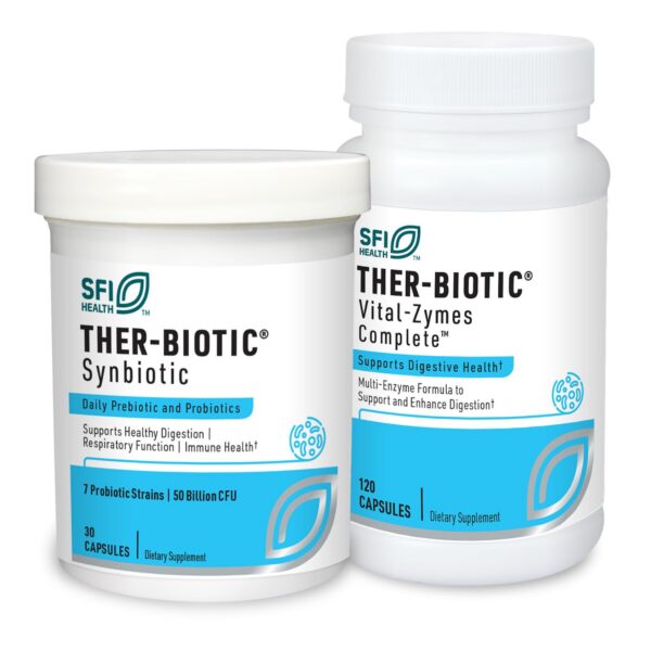 Frente de frasco Ther-Biotic Synbiotic