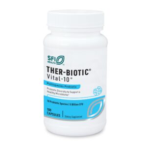 Klaire Labs Ther-Biotic Vital 10 probiótico multicepa 100 cápsulas