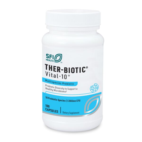 Klaire Labs Ther-Biotic Vital 10 probiótico multicepa 100 cápsulas