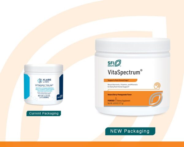 Etiquetas y descripción del VitaSpectrum Powder infantil