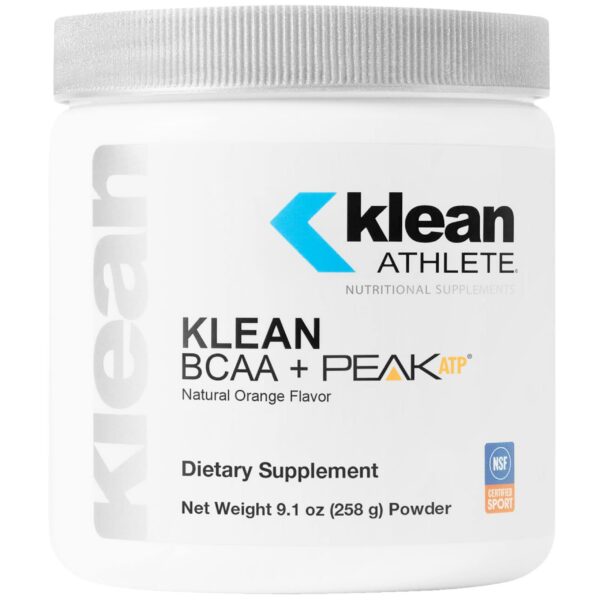 Klean BCAA Peak ATP polvo frente a etiqueta
