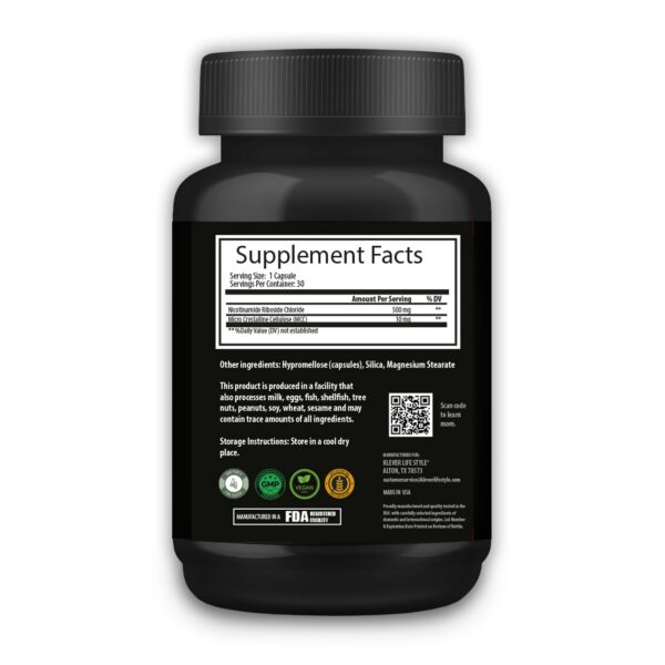 Cápsulas NR dentro del frasco