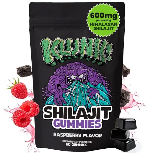 Gomitas KLUNK Shilajit sabor frambuesa