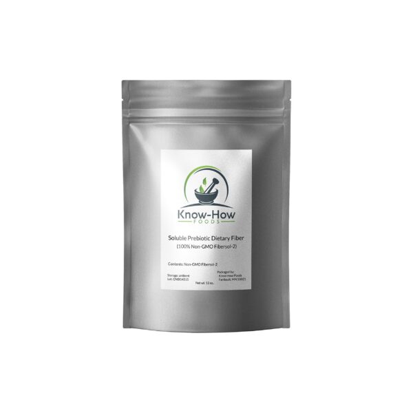 Know-How Foods fibra prebiótica bolsa 12 oz sin gmo