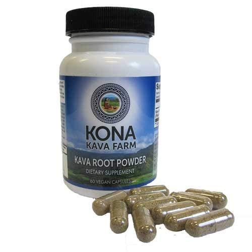 Kona Kava Farms cápsulas extracto de kava para relajación