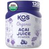 Polvo de acai orgánico KOS frontal