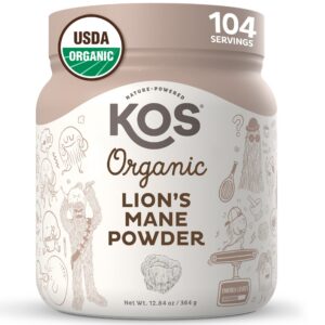 Version 1.0.0 KOS polvo orgánico melena de león superalimento nootrópico vegano