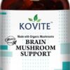 Frasco de cápsulas vegetales Kovite soporte cerebral con hongos orgánicos