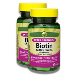 Frente de KP+ Biotin 10,000 mcg