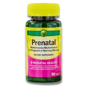 Version 1.0.0 KP+ prenatal multivitaminas frasco frente y etiqueta