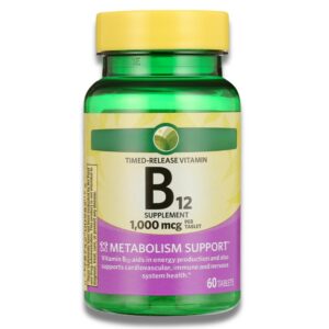 Frente del envase KP+ Spring Valley B12 1000 mcg