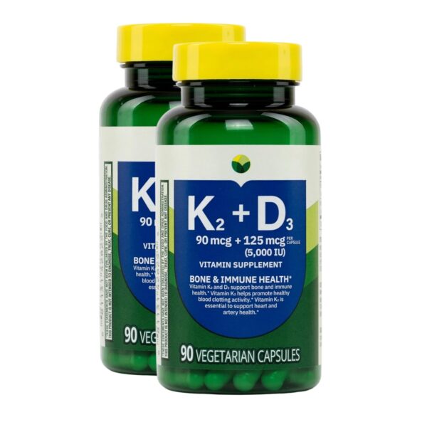Etiqueta frontal KP+ K2 D3 sin gluten