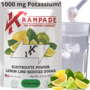 Krampade 1Krs Potassium Powder Drink Mix etiqueta frontal