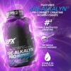 Frasco de Kre-Alkalyn Pro con etiqueta