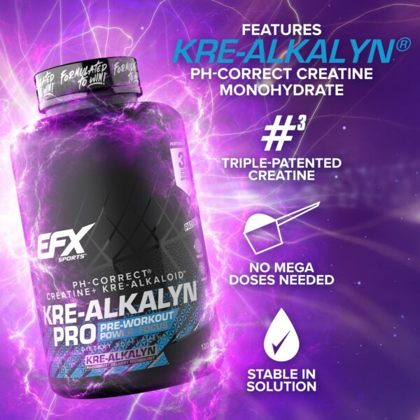 Frasco de Kre-Alkalyn Pro con etiqueta