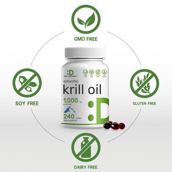 Version 1.0.0 Frasco de krill oil en caja