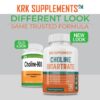 Etiqueta del suplemento Colina Bitartrato 900 mg KRK SUPPLEMENTS