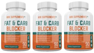 KRK Supplements bloqueador de grasa frasco frontal