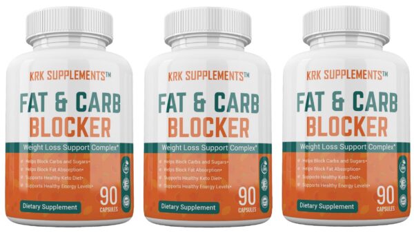 Version 1.0.0 KRK Supplements bloqueador de grasa frasco frontal