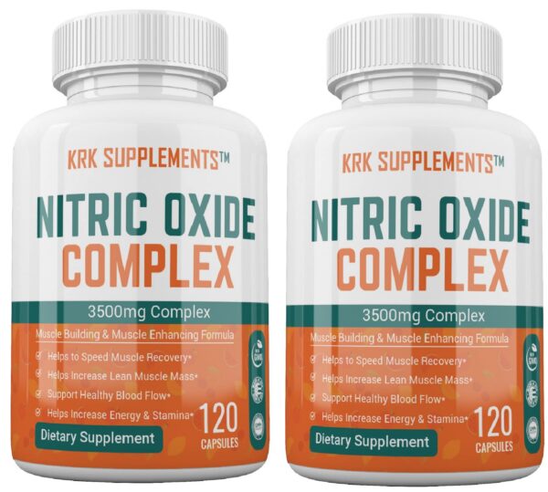 KRK Supplements Nitric Oxide Complex frente