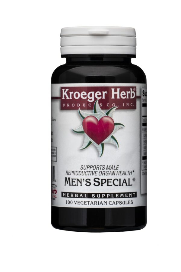 Version 1.0.0 Kroeger Herb Men’s Special botella suplemento próstata 100 cápsulas