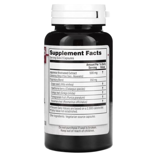 Etiqueta del producto Kroeger Resveratrol Six