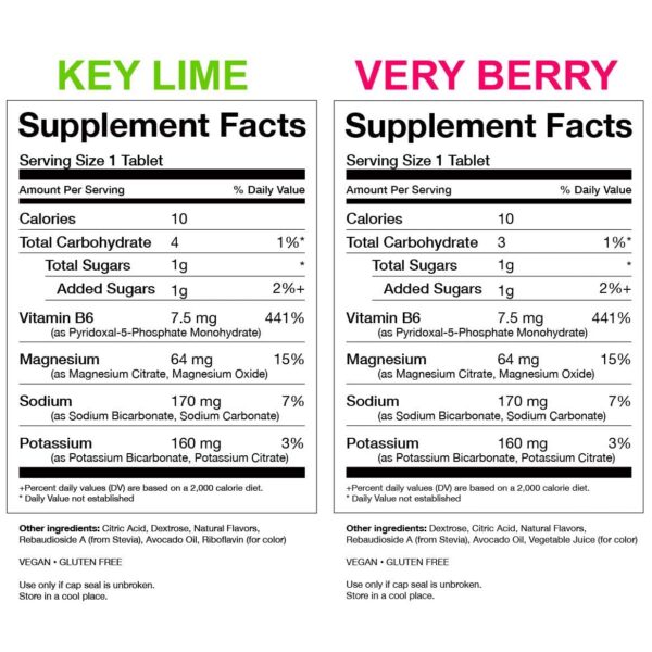 KSPtabs Berry & Lime pack de 6 sabores frambuesa-lima