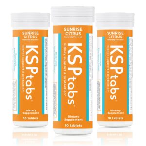 KSPtabs Sunrise Citrus empaque frontal del suplemento