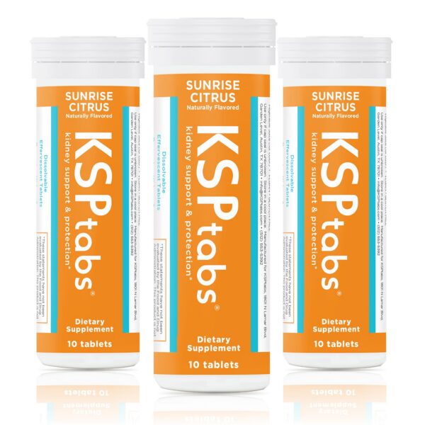 KSPtabs Sunrise Citrus empaque frontal del suplemento