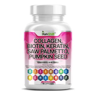 Frasco de Kun Shafi DermaFusion con etiqueta