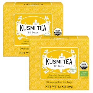 Kusmi Tea pack bolsitas té verde detox mate pomelo