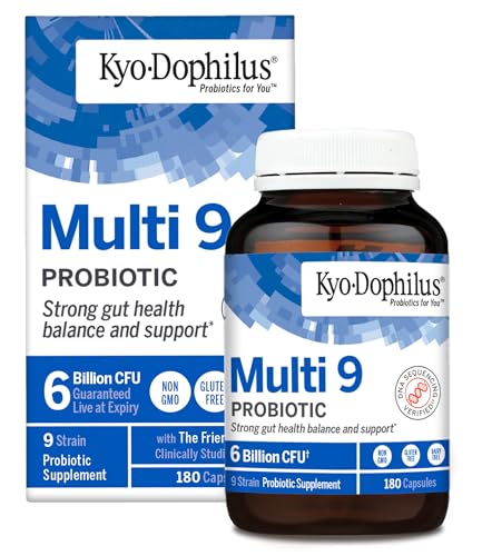 Kyo-Dophilus Multi-9 probiótico suplemento salud intestinal 180 cápsulas