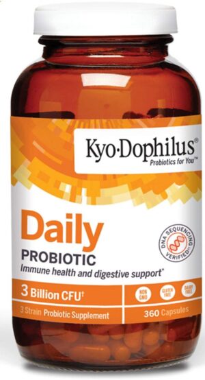 Kyo-Dophilus probiótico diario apoyo digestivo inmunológico 360 cápsulas
