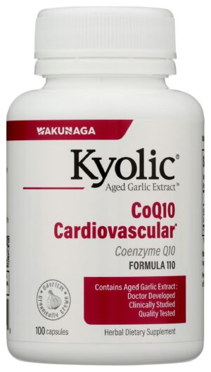 Kyolic Aged Garlic Extract CoQ10 etiqueta