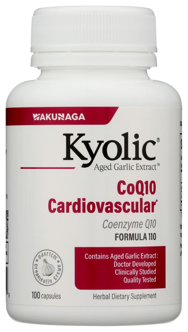 Kyolic Aged Garlic Extract CoQ10 etiqueta