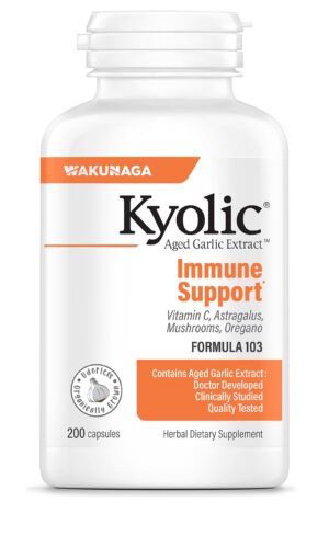 Kyolic extracto ajo envejecido soporte inmunológico frasco