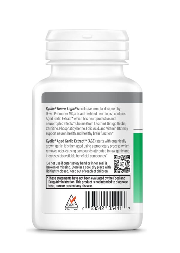 Etiqueta frontal de Kyolic Neuro-Logic