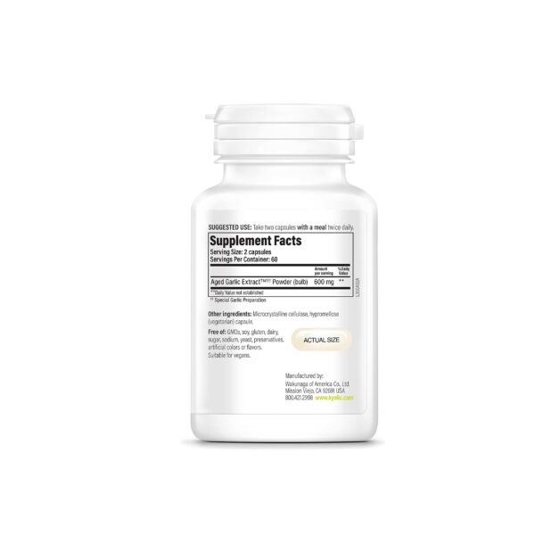 Kyolic suplemento de ajo envejecido para salud circulatoria