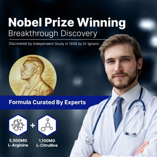 Etiqueta del frasco L-ARGININE PRO