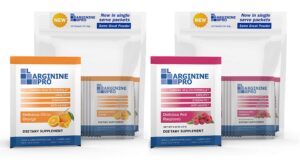 Frente del envase L-ARGININE PRO suplemento en polvo
