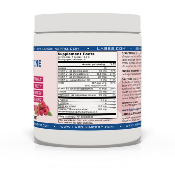 Frascos apilados de L-ARGININE PRO