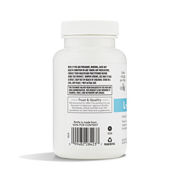 Version 1.0.0 Etiqueta frontal del producto L-Carnitina 500 mg