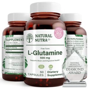 L-Glutamina natural Nutra cápsulas