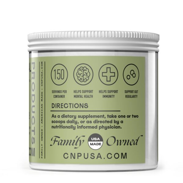 Etiqueta de L-Glutamina en polvo