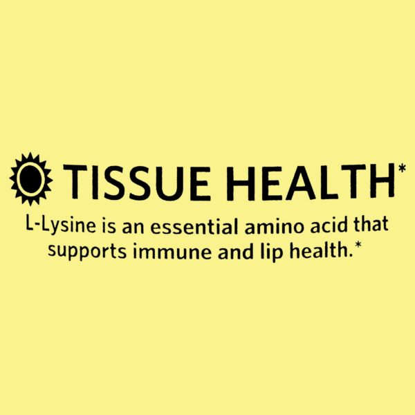 Envase y etiqueta L-Lysina 1000 mg